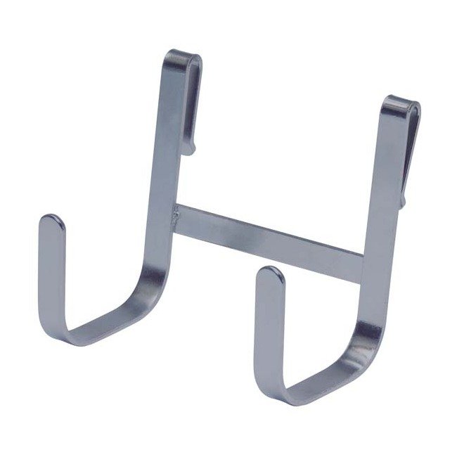 Heavy-Duty Double Large Hook, Gray Epoxy Finish - Image 1