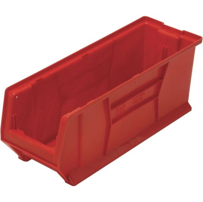 Red Jumbo Ultra Material Handling Bin - 23-7/8" x 8-1/4" x 9" - Image 1