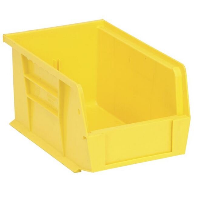 Yellow Ultra Stack & Hang Bin - 9-1/4" x 6" x 5" - Image 1