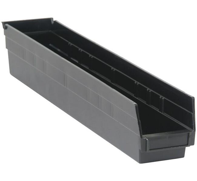 Recycled Shelf Bin - Black, QSB105BR - Image 1