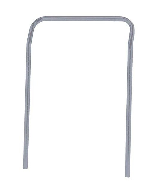 Quantum Storage U-Handle Gray 21in (1 Handle) - Utility Cart Wire Shelving Accessory - Image 1