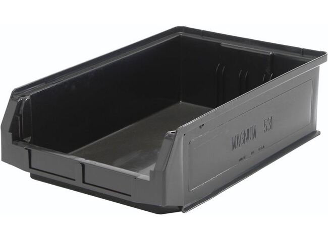 Industrial-Grade Magnum Series Storage Bin - Black - Image 1