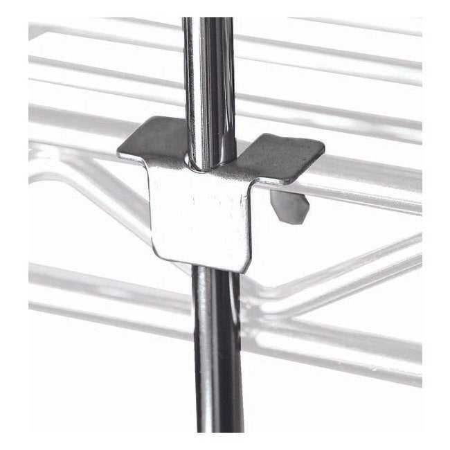 Heavy-Duty Wire Rod & Tab Shelving Set, 84 inches, Pack of 3 - Image 1