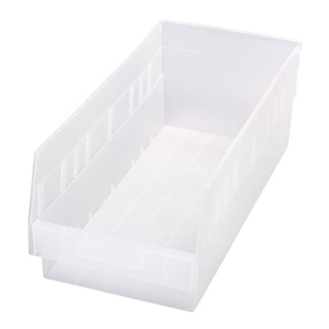 Clear Shelf Bin - 17-7/8" x 8-3/8" x 6" - Image 1
