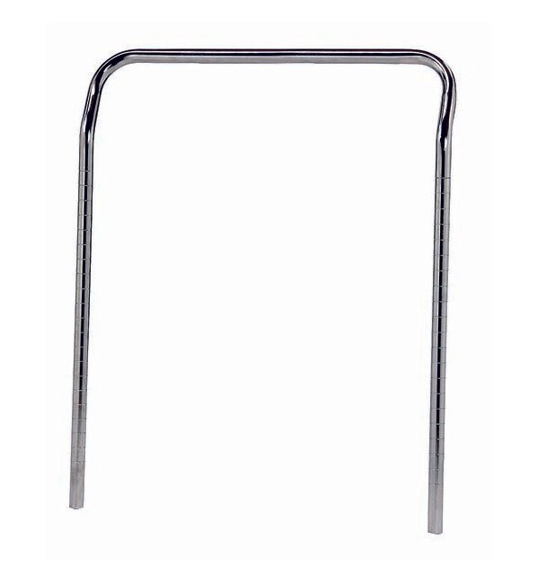 Stainless Steel U-Handle 24-inch for Wire Shelving Cart - Image 1