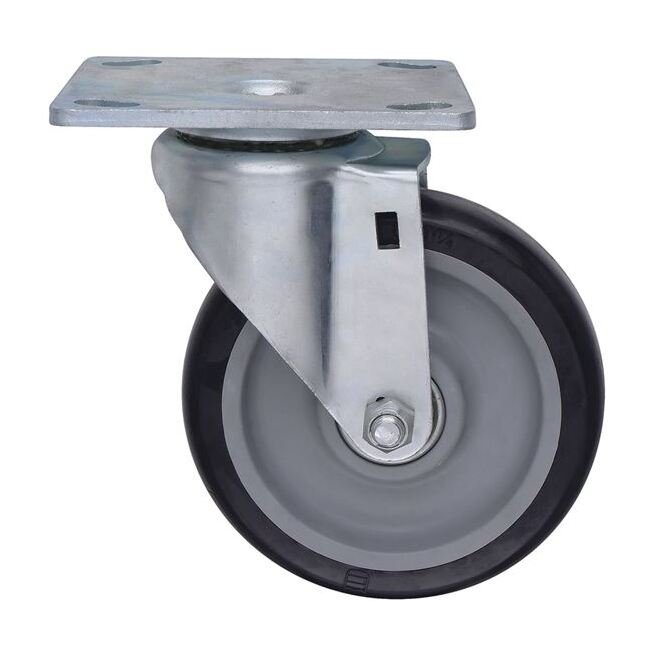 Heavy Duty 5in Plate Caster Swivel - Image 1