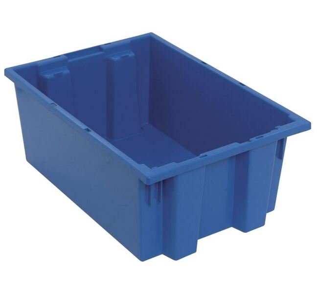 Blue Stack & Nest Tote 19-1/2 x 13-1/2 x 8 - Image 1