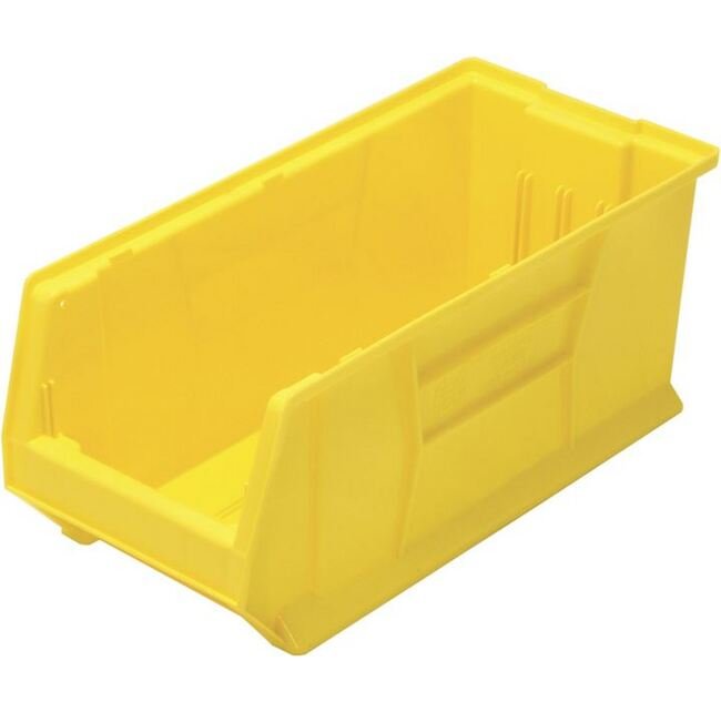 Heavy-Duty Jumbo Ultra Yellow Material Handling Bin 23-7/8In X 11In X 10In - Image 1