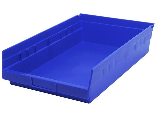 Blue Shelf Bin 17-7/8" x 11-1/8" x 4" - Image 1