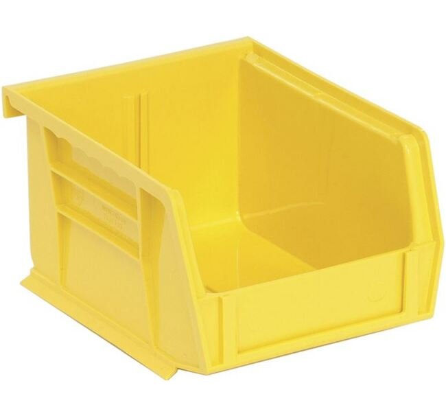 Yellow Ultra Stack & Hang Bin 5-3/8" x 4-1/8" x 3" - Image 1