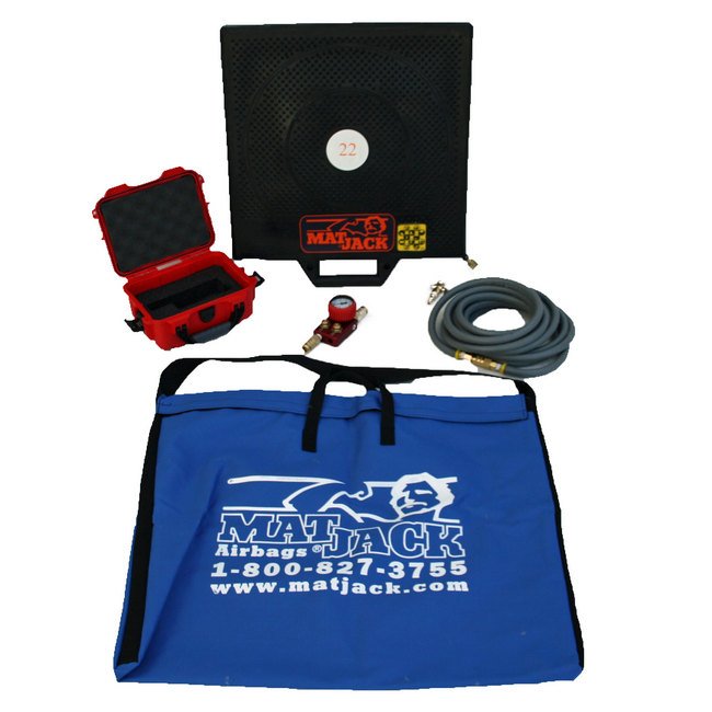 22 Ton Steel Matjack Air Lifting Kit - Image 1
