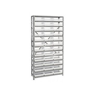 Heavy Duty Clear-View Bin Shelving System - Image 1