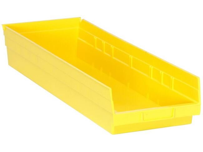 Yellow Shelf Bin 23-5/8 x 8-3/8 x 4 Inches - Image 1