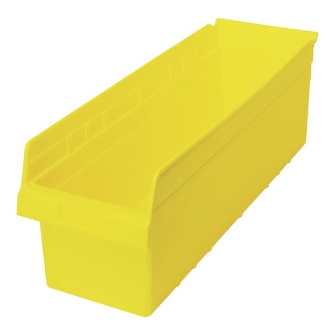 Yellow Shelf Bin 23-5/8In X 8-3/8In X 8In - Image 1