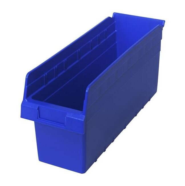 Blue Shelf Bin - 17-7/8 x 6-5/8 x 8 Inches - Image 1