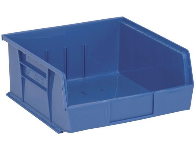 Blue Ultra Stack & Hang Bin 10-7/8" x 11" x 5" - Image 1