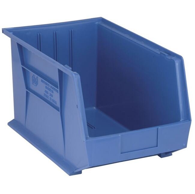 Blue Ultra Stack & Hang Bin - 18 x 11 x 10 Inches - Image 1