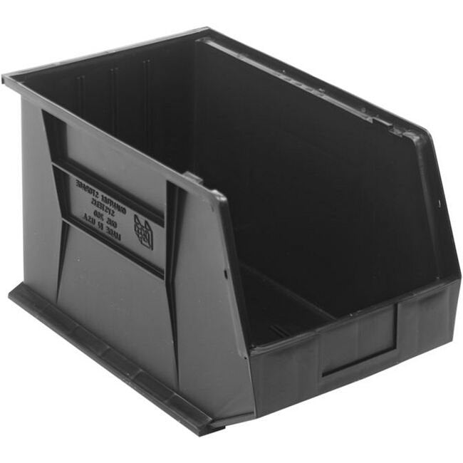 Recycled Ultra Stack & Hang Bin - Black, QUS260BR - Image 1