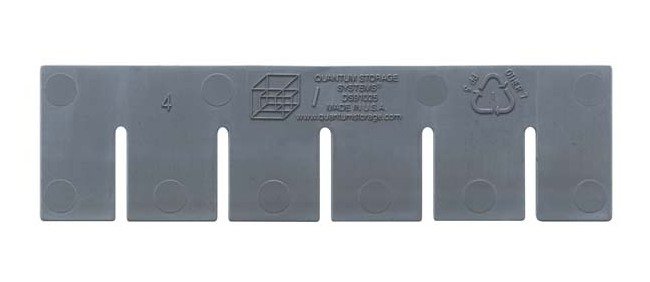 Quantum Storage Short Divider Pack of 6 - Gray - Image 1