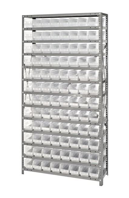 Industrial Grade Clear-View Bin Shelving System - Image 1