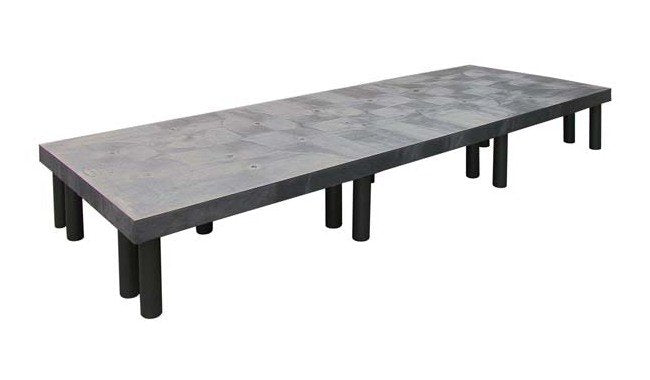 Heavy-Duty 96 X 36 X 12 Solid Plastic Dunnage Rack - Image 1