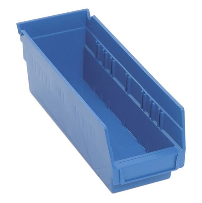 Blue Shelf Bin 11-5/8In x 4-1/8In x 4In - Image 1