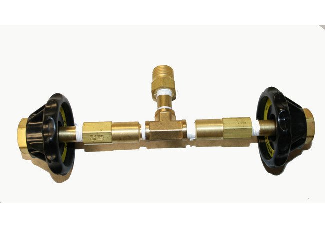 Dual Manifold for 2216 Regulator Bottles with Common Regulator - Image 1