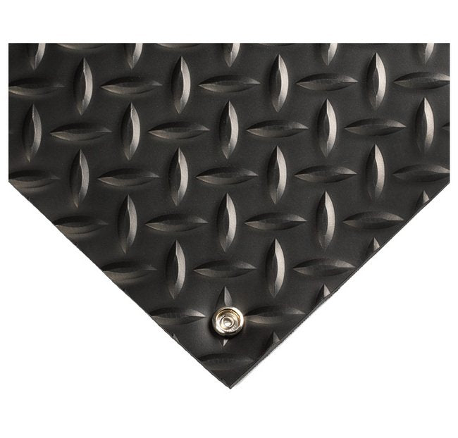 ESD Diamond-Plate Electrically Conductive Runner Mat - Image 1