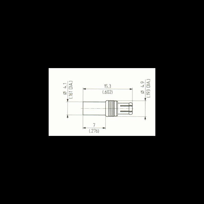 MCX 50 Ohm Straight Cable Plug Male - Image 2