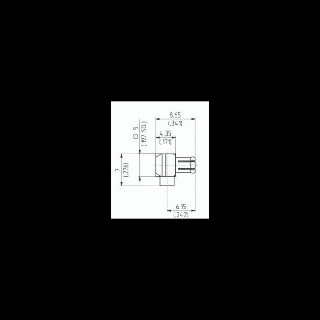 MCX Right Angle Cable Plugs (Male) - 50 Ohm - Image 2