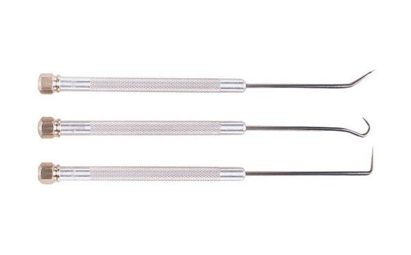 Medical Probe Set - 3-Piece Steel with Aluminum Knurled Body - Image 1