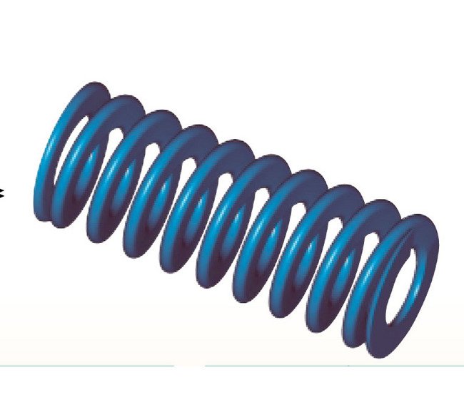 Heavy-Duty Die Springs, Blue 1-1/2" x 3/4" x 5" - Image 1