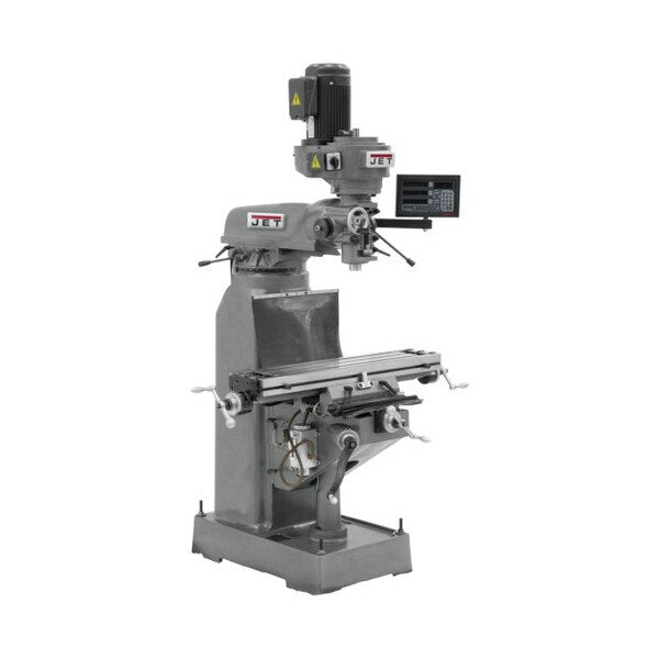 JET 8x36 Vertical Milling Machine with Newall DRO & Power Feed - Image 1