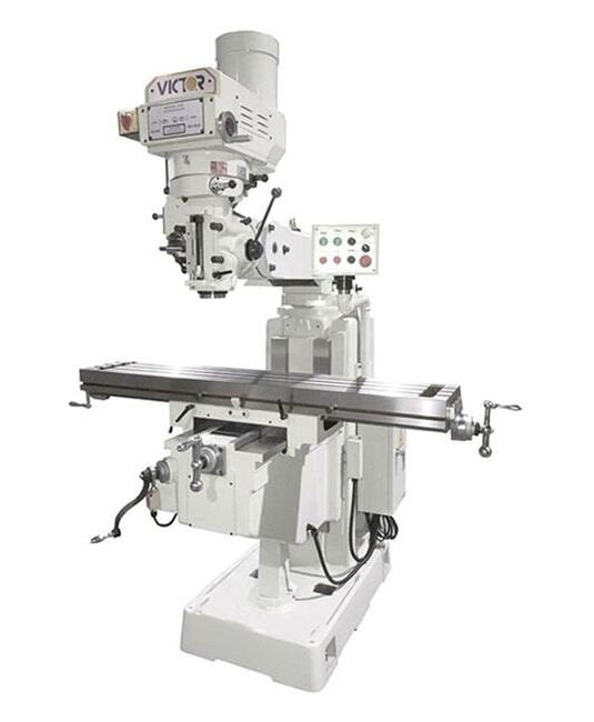 Victor Variable Speed Vertical Knee Mill Machine with 10 x 54 Inch Tables - Image 1