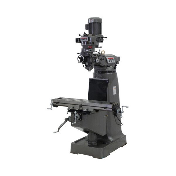 JET 9x42 Step Pulley Vertical Milling Machine with Newall DP500 DRO - Image 1