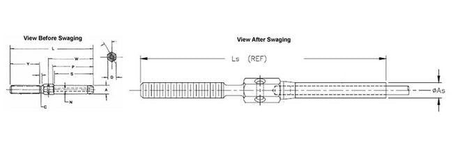 Stainless Steel Aircraft Studs MS21259 Military Specification - Image 2
