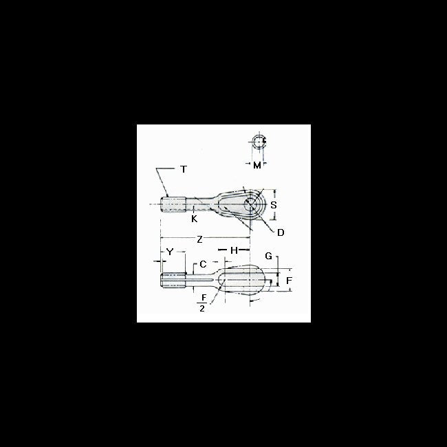 MS21252C Clevis Turnbuckle Clip Locking - Image 2