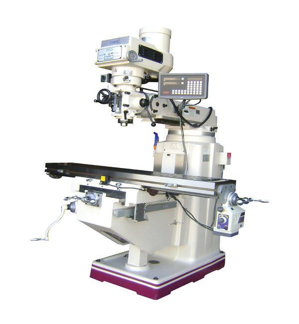 GMC 10x54 Vertical Milling Machine with DRO and Table Power Feed - Image 1