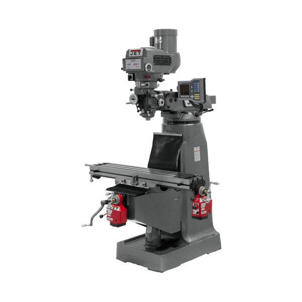 JET 9x42 Step Pulley Vertical Milling Machine with X and Y-Axis Power Feed - Image 1