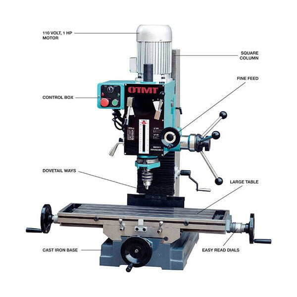 Heavy-Duty Gear Drive Mill/Drill Machine - Image 2
