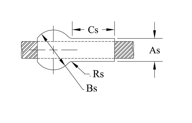 Stainless Steel Single Shank Balls MS20664-C3 - Image 3