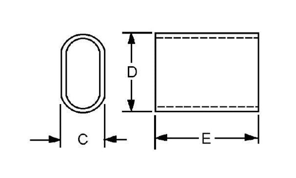 Stainless Steel T304 Crimp Sleeves MS51844 Series - Image 2