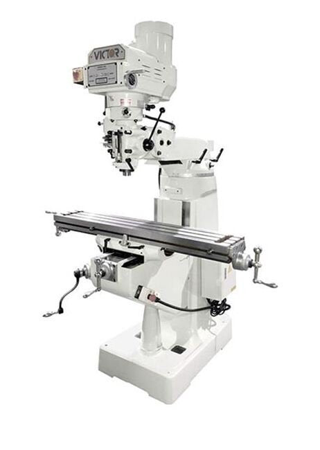 Victor Variable Speed Vertical Knee Mill with 9x49 Table - Image 2