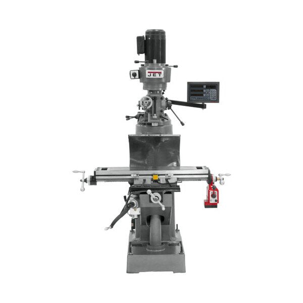 JET 8x36 Step Pulley Vertical Milling Machine with Newall DP700 DRO - Image 3