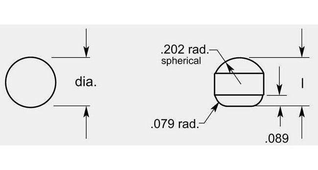 Precision Round Special 0.370 / 0.380 in Diameter - Image 1