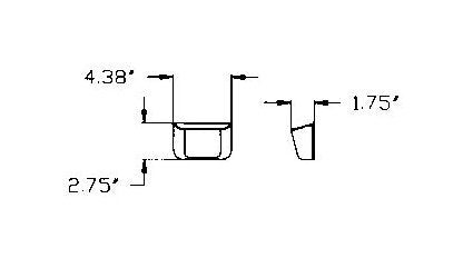 Surface Mount Ashtray with Removable Inner Cup - Image 2