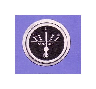 Stainless Steel Ammeter 40-0-40 Gauge for Gas Tank Accessories - Image 1