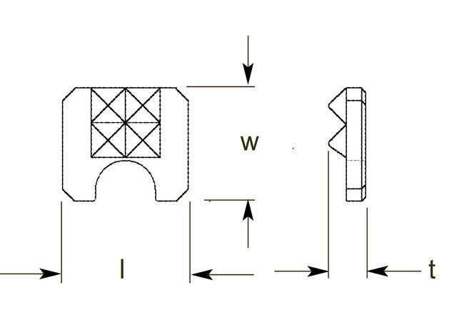 Industrial Gripper Style Thickness 0.125/0.133 in - Image 1
