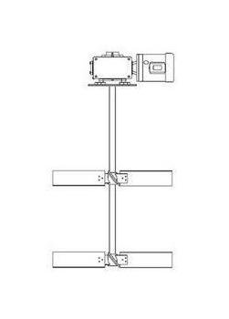 Grovhac Series 770 Large Batch Mixers (Flange Mount, Right Angle Gear Box) - Image 1
