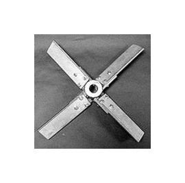 Grovhac 316 Stainless Steel 4-Blade Turbine (Left Hand) - Industrial Grade Mixer Accessory - Image 1
